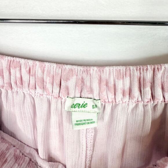 Aerie Pink Leopard Print Tiered Maxi Skirt Small - Picture 6 of 8